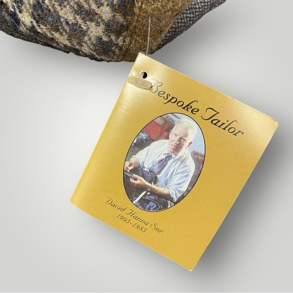 Hannah Hats Vintage  Patchwork Tweed Cap 100% Wool Made in Ireland Sz M - Picture 6 of 12